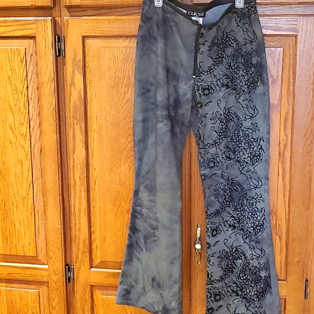 Tie die denim